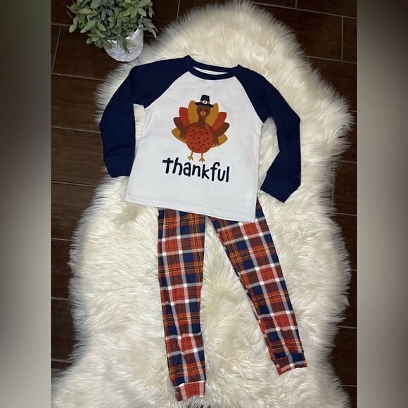 PJ Place Thankful pj set sz 4/5T - Picture 1 of 3